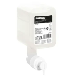 Flydende sæbe, Katrin 47543, Head & Body med parfume, 500 ml - 12 stk
