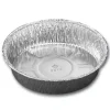 Foliebakke 7155 blank 512 ml Ø 158 x 34 mm - 100 stk