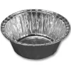 Foliebakke 350/04 light Ø 127 x 47 mm rund - 100 stk