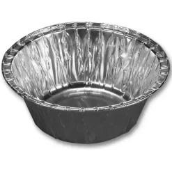 Foliebakke 350/04 light Ø 127 x 47 mm rund - 100 stk