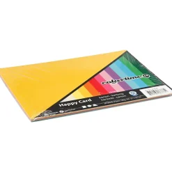 Forårskarton A4 21 x 30 cm 180 gram assorteret farver - 30 assorteret ark