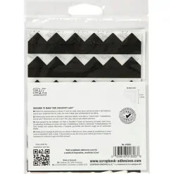 Fotohjørner 10 mm – Sort papir – 108 stk