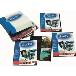 Fotolomme Bantex 10x15 0,09mm højformat 8 fotos sort (10) - Køb minimum 10 stk.
