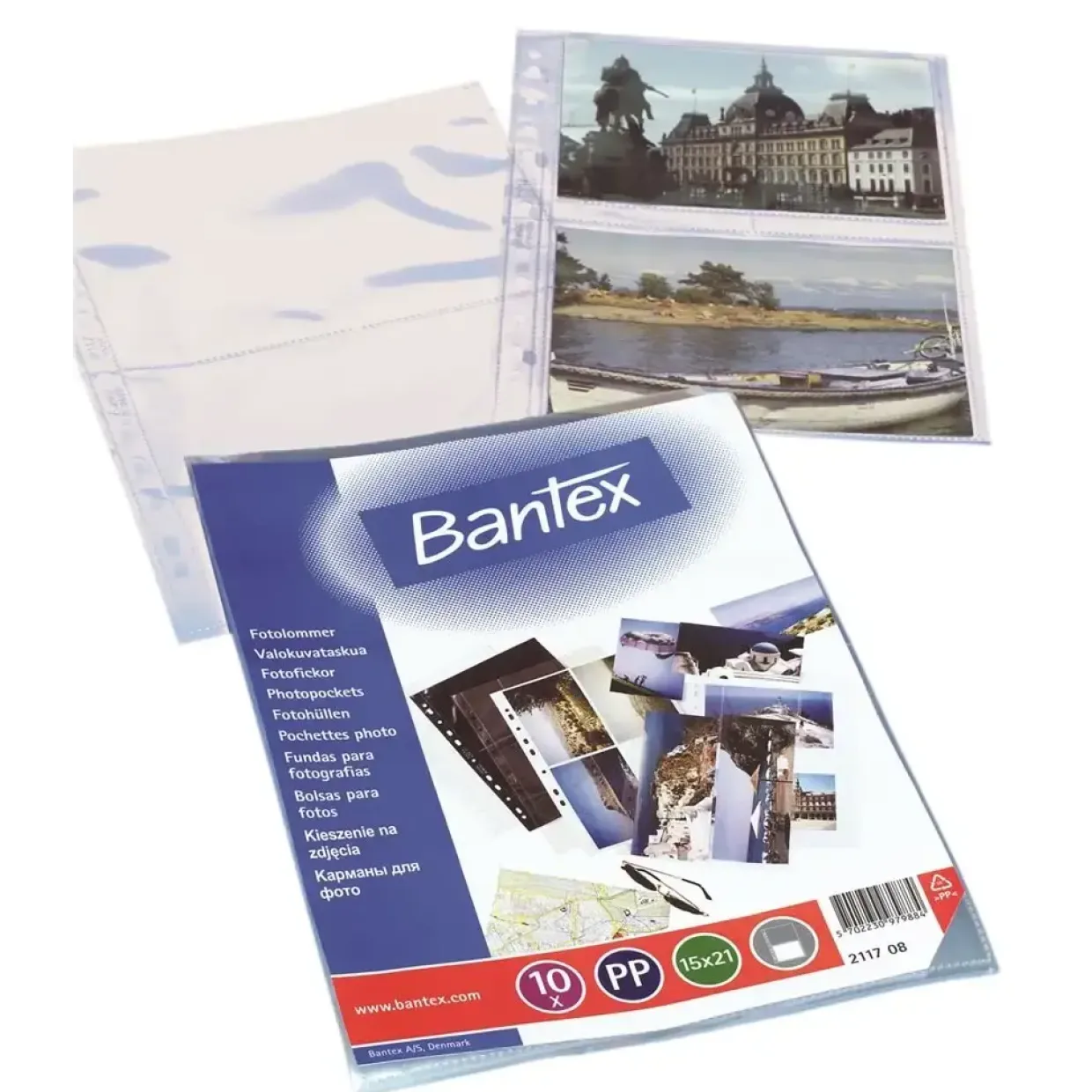 Fotolommer Bantex 15x21 Klar