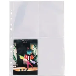 Fotolommer 10x15 cm 80my PP glasklar A4 - 10 stk