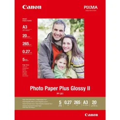 Fotopapir A3 Canon 275 gram PP-201 Plus II - 20 ark