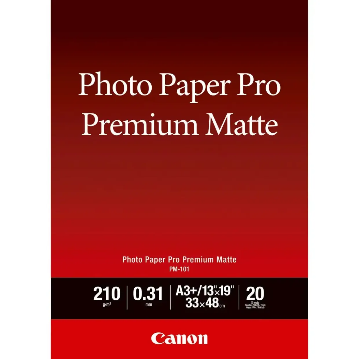 Fotopapir Canon A3+ PM-101 Premium Matt - 20 ark