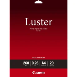 Fotopapir - Canon Pro Luster - A4 - 260 g/m² - 20 ark
