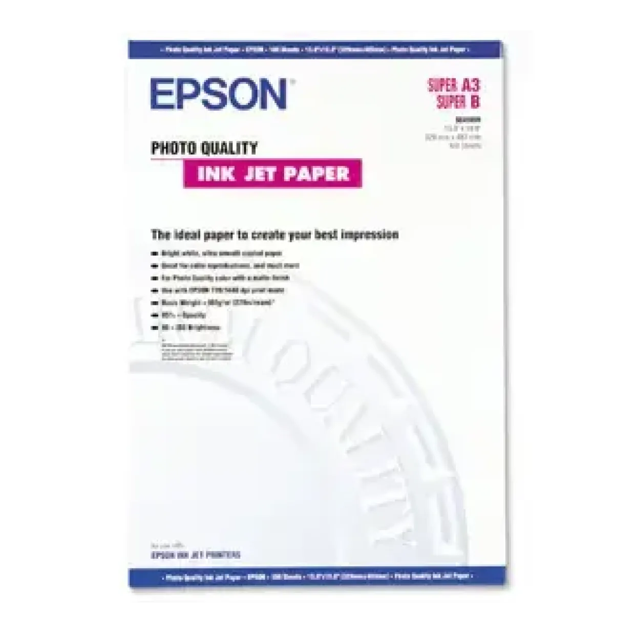 Fotopapir - Epson A2 - 105 g - 30 ark
