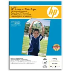 Fotopapir 13x18 cm HP Advanced Glossy 250 gram - 25 ark