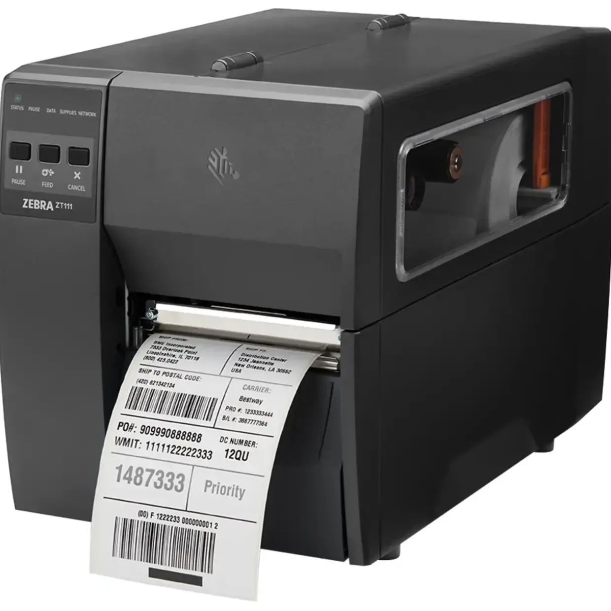 Fragtlabel printer, Zebra ZT111, 8 dots/mm EPL/ZPL/USB/RS232/BT(BLE)/Ethernet