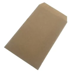Fransk hotdog pose flad L170xB100mm 40gr papir brun - 1000 Stk/krt