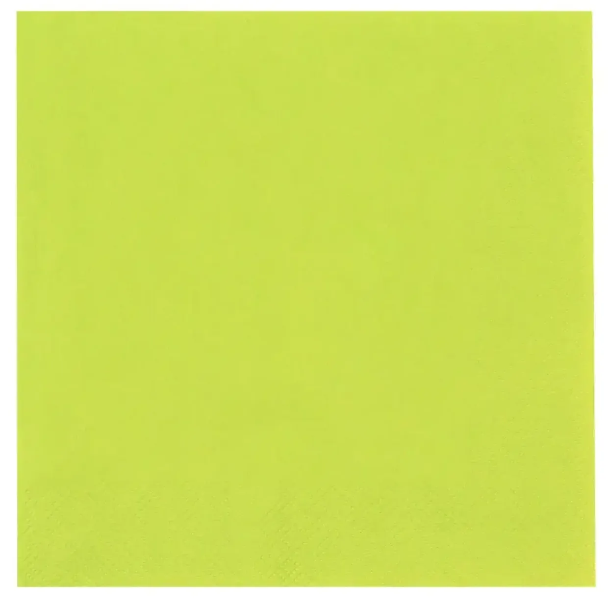 Frokostserviet, Abena Gastro, 3-lags, 1/4 fold, 33x33cm, limegrøn, 100% nyfiber - 1680 stk
