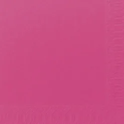Frokostserviet, 2-lags, 1|4 fold, fuchsia, papir, 33cm x 33cm - 2000 stk
