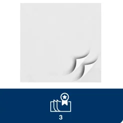 Frokostserviet - Tork 477414 - 3-lags - 1/4-fold - Hvid - 33x33cm - 1500 stk