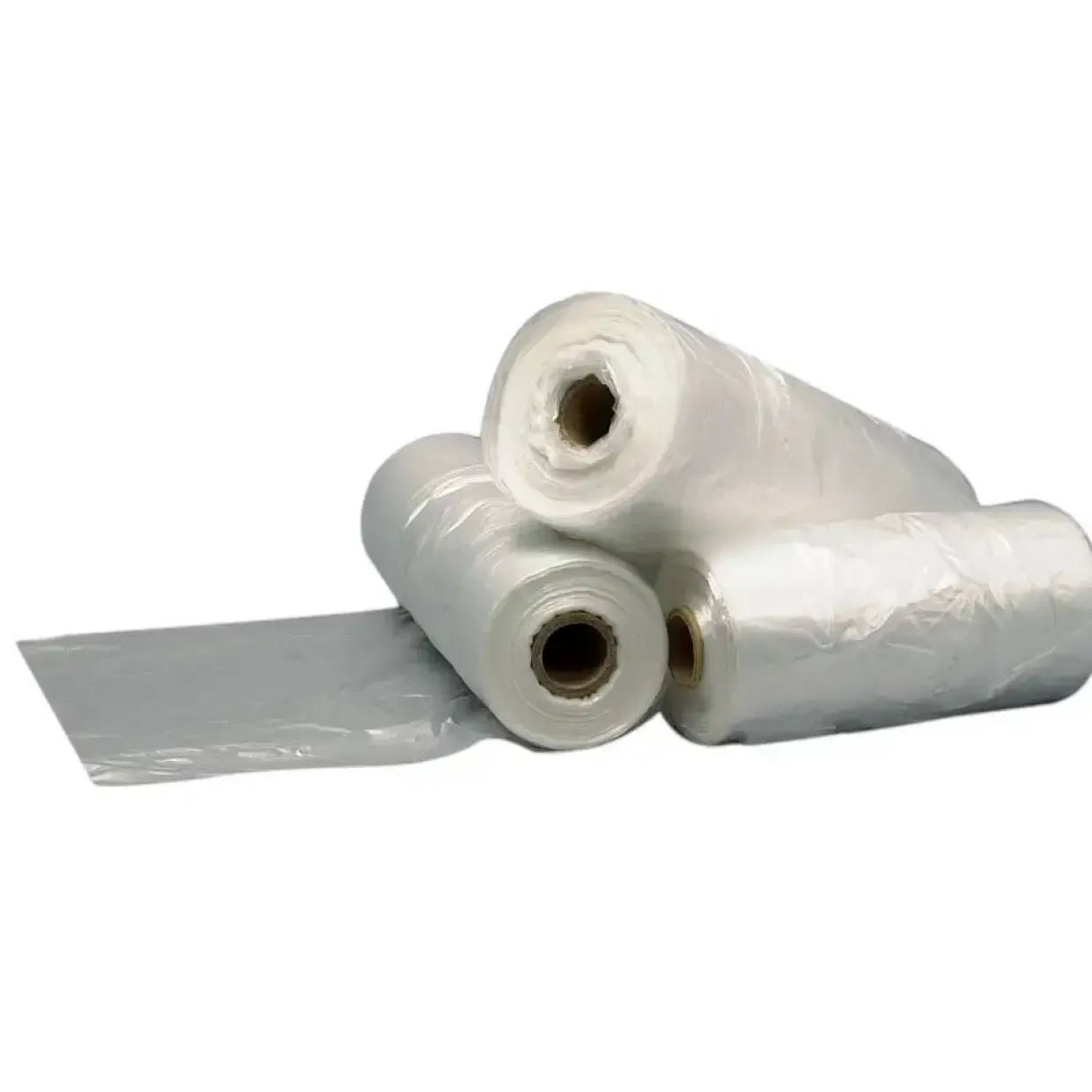 Frugt poser 12L klar HDPE virgin - 25 ruller - 34 x 49 cm.