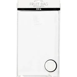 Frugtpose str. 21x25 cm 130 g m2 hvid - 1 stk