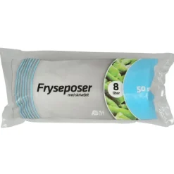 Frysepose LLDPE Borstar 25 my 25x50 cm 8 L - 24 ruller