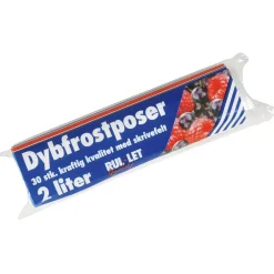 Fryseposer Rul-let 2 liter 15 x 35 cm med skrivefelt - 30 poser - 42 stk