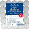 Fyrfadslys, ASP-Holmblad, Ø3,7cm, hvid, 6 timer, stearin - 600 stk