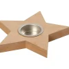 Fyrfadslysestager diameter 15 cm højde 18 mm - MDF