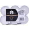Fyrfadslys stor Brændetid 10 timer Hvid - 16 pk x 12 stk/krt