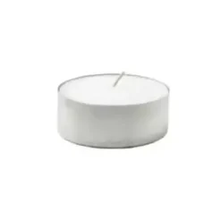 Fyrfadslys stor Ø57 mm Brændetid 10 timer Hvid - 5 pk x 20 stk/krt