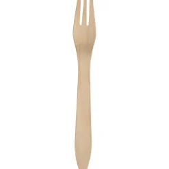 Gaffel, ABENA Gastro, 18,2cm, brun, birketræ, premium - 2000 stk