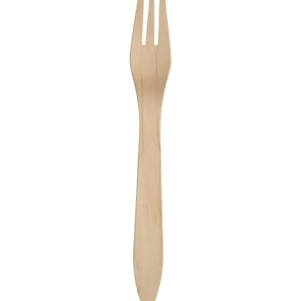 Gaffel, ABENA Gastro, 18,2cm, brun, birketræ, premium - 2000 stk