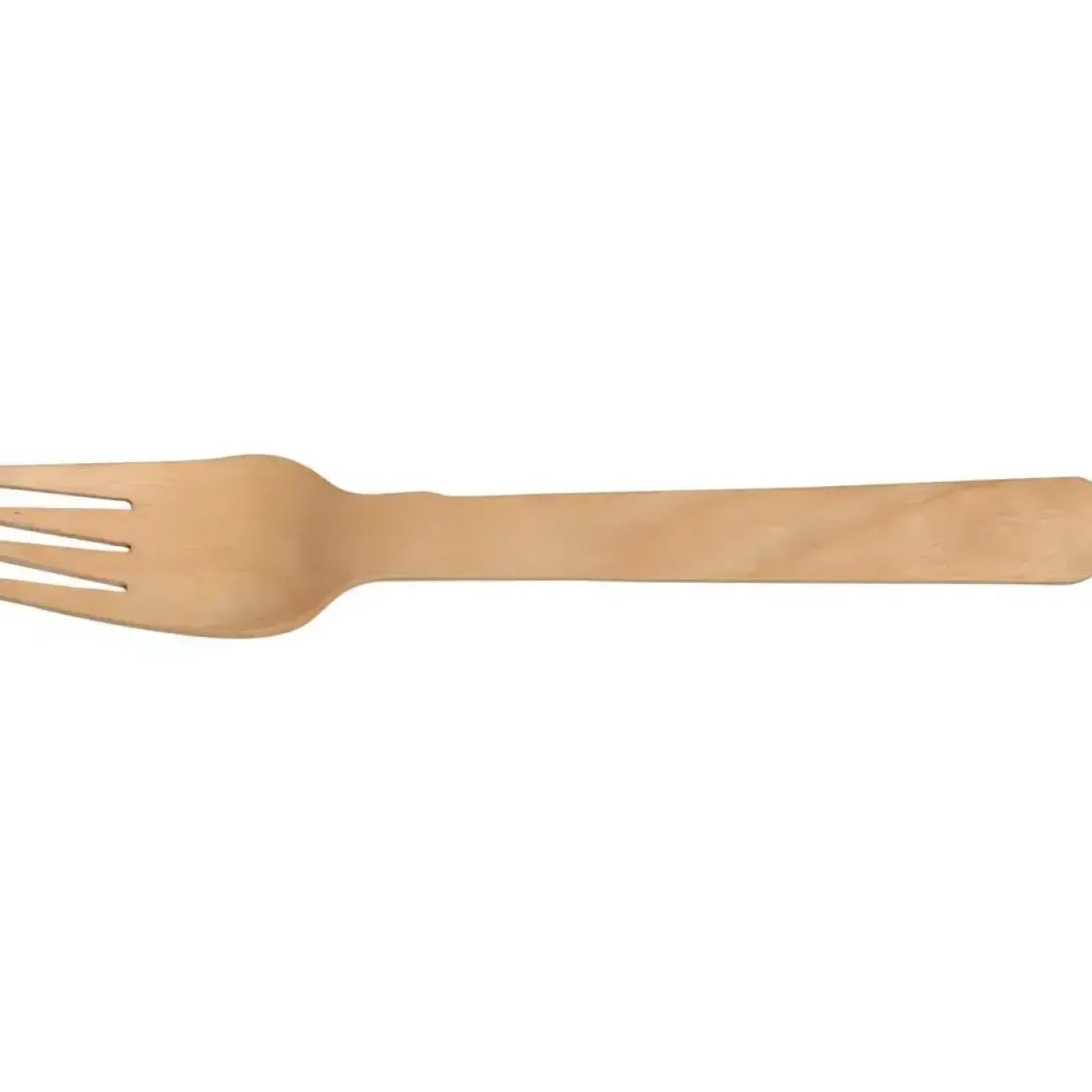 Gaffel, ABENA Gastro, 16cm, brun, birketræ/voks - 2000 stk