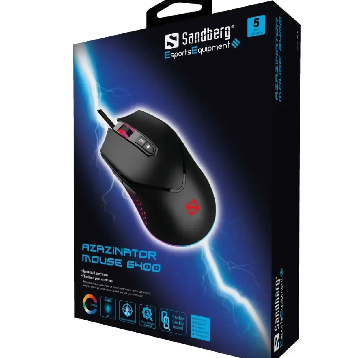 Gaming mus Sandberg Azazinator Mouse 6400
