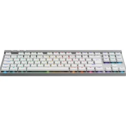Gaming tastatur - Logitech G515 TKL LIGHTSPEED - Hvid - Trådløs/USB - Nordic