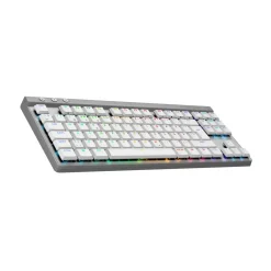 Gaming tastatur - Logitech G515 TKL LIGHTSPEED - Hvid - Trådløs/USB - Nordic