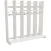 Garderobe børn Eira Light, vægmodel 5 pladser, hvidpigmenteret krydsfinér, rumbredde 280 mm