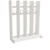 Garderobe børn Eira Light, vægmodel 4 pladser, hvidpigmenteret krydsfinér, rumbredde 220 mm