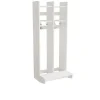 Garderobe børn Eira Light, vægmodel 2 pladser, hvidpigmenteret krydsfinér, rumbredde 220 mm