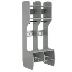 Garderobe Måns Hel 2 pladser, grå, 620 mm