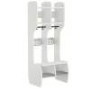 Garderobe Måns Hel 2 pladser, hvid, 620 mm