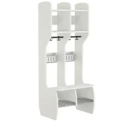 Garderobe Måns Hel 2 pladser, hvid, 620 mm