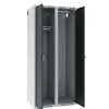 Garderobeskab POC, lige tag og antracit døre - 800 x 550 x 1752 mm