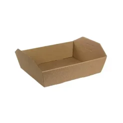 Gavebakke i kraftig natur bølgepap - 34 x 29 x 10 cm - 20 stk i pakningen