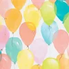 Gavepapir Balloner B: 50 cm 80 g pastelfarver 100 m pr rulle