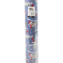 Gavepapir Dovendyr B: 50 cm 80 g lilla 100 m pr rulle