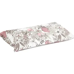 Gaveæsker til indpakning brun beige hvid rosa blomster - 3 stk