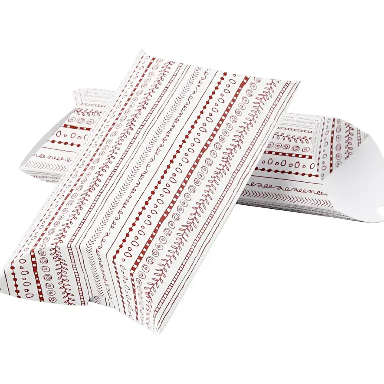 Gaveæsker - Vivi Gade 300 gram doodles rød str. 23,9 x 15 x 6 cm - 3 stk