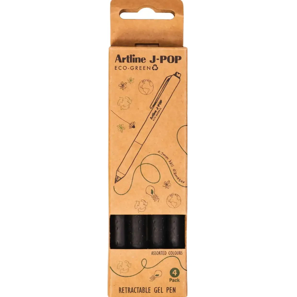 Gel Pen Artline J-POP ECO-GREEN 0.7 Ass (4)