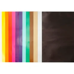 Glanspapir 13 assorterede farver størrelse 24 x 32 cm 80 gram - 50 ark