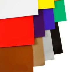 Glanspapir 11 assorterede farver størrelse 32 x 48 cm 80 gram - 11 x 25 ark