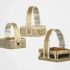 Glanspapir guld størrelse 32 x 48 cm 80 gram - 25 ark