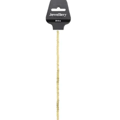 Glasperler gul 4 mm hulstr. 1 mm - 45 stk.